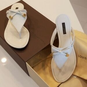 Louis Vuitton flat sandals
